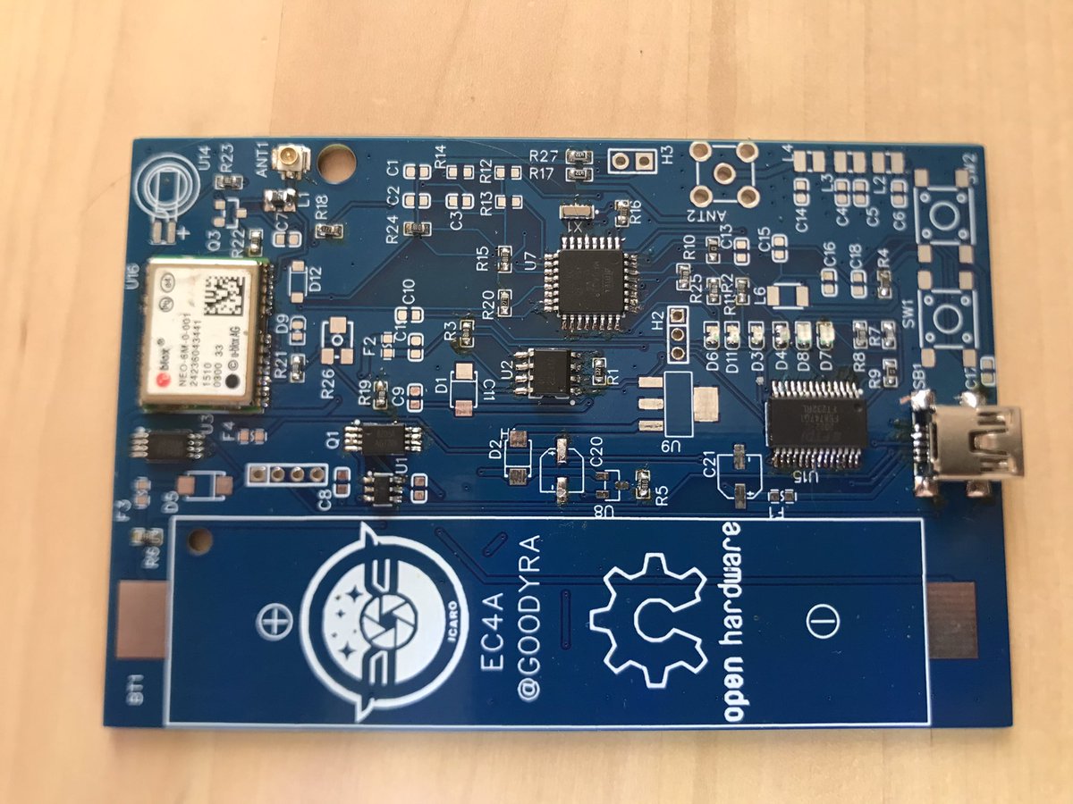 goodyra's tweet photo. Ya está bastante avanzada la placa #APRS de #ProjectIcaro @ProjectIcaro , aun faltan componentes por llegar, se nota la escasez de componentes en general, muy complicado de encontrar LDO’s 3V3 en SOT-223 2Amp. @ast_josea @LGluon @SPuertes https://t.co/oOmr1I230U