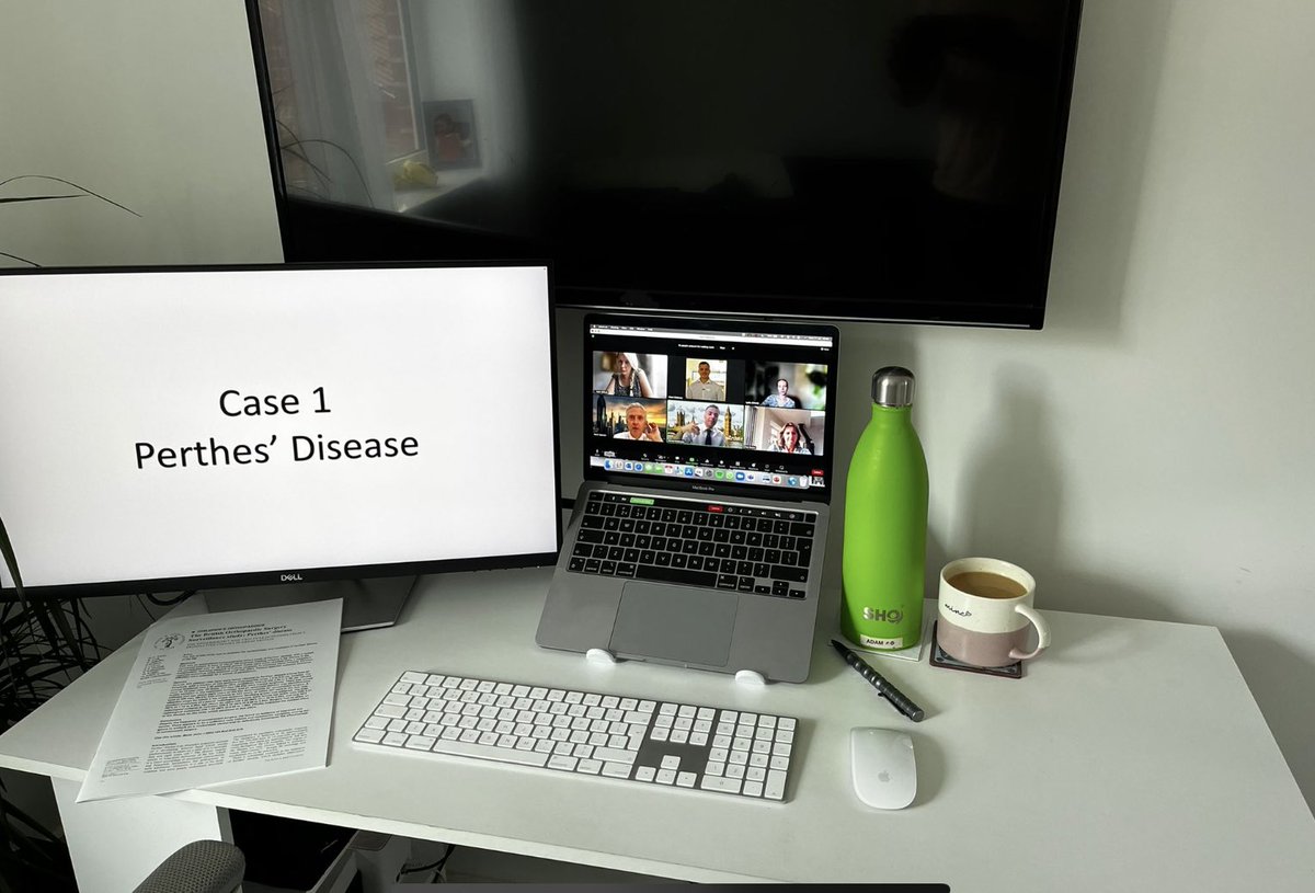 About to go live for <a href="/OR_UK/">Orthopaedic Research UK</a> in the Online Speciality Series for Paediatric MSK Physiotherapists “The painful paediatric hip”

I’ll be talking about #PerthesDisease and I couldn’t do that without the recent #BOSSstudy results from <a href="/MrDanPerry/">Dan Perry</a> &amp; co.(And a brew of course!)🦴💪
