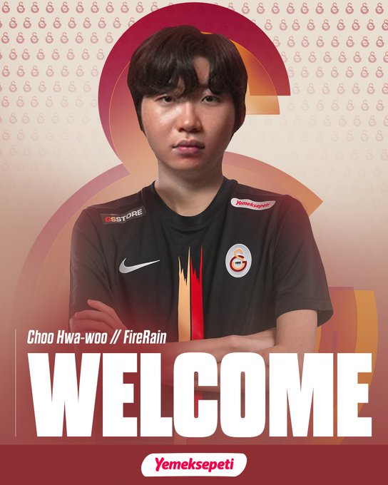 Galatasaray Espor, orta koridor açığını Choo "FireRain" Hwa-woo ile doldurdu.