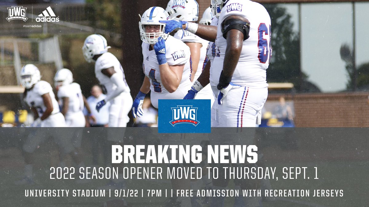 🚨ＢＲＥＡＫＩＮＧ  ＮＥＷＳ🚨

Our season opener is moving under the Thursday night lights! We'll now host Carson-Newman on 9/1 to open the 2⃣0⃣2⃣2⃣ season‼️

Story 🔗 bit.ly/3yUyj3q

#WeRunTogether