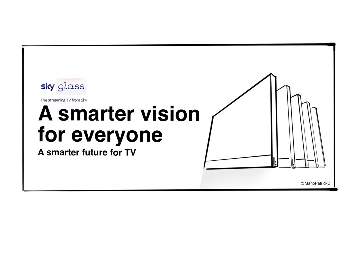 MarioPatrickD's tweet image. Sky Glass “The Smartest of all Smart TVs.” @SkyUK #SmartestTV 
@OneMinuteBriefs 2of2