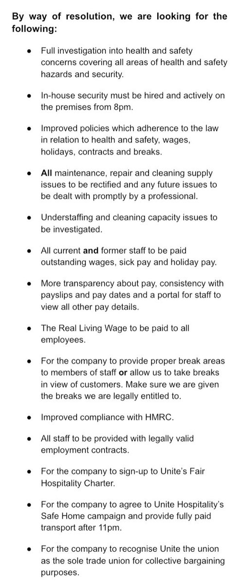A week ago, our members at @Broadcastgla (75% of all staff) sent a shocking collective grievance demanding action on an array of issues below. In that time signatories have been removed from the rota and told that they don't have a job anymore. This is trade union victimisation.