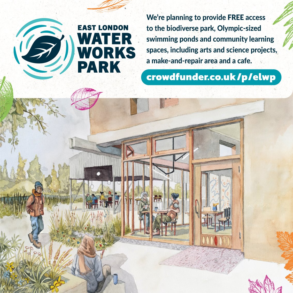 East London Waterworks Park 🏊🍃💚🍃🏊 tweet media
