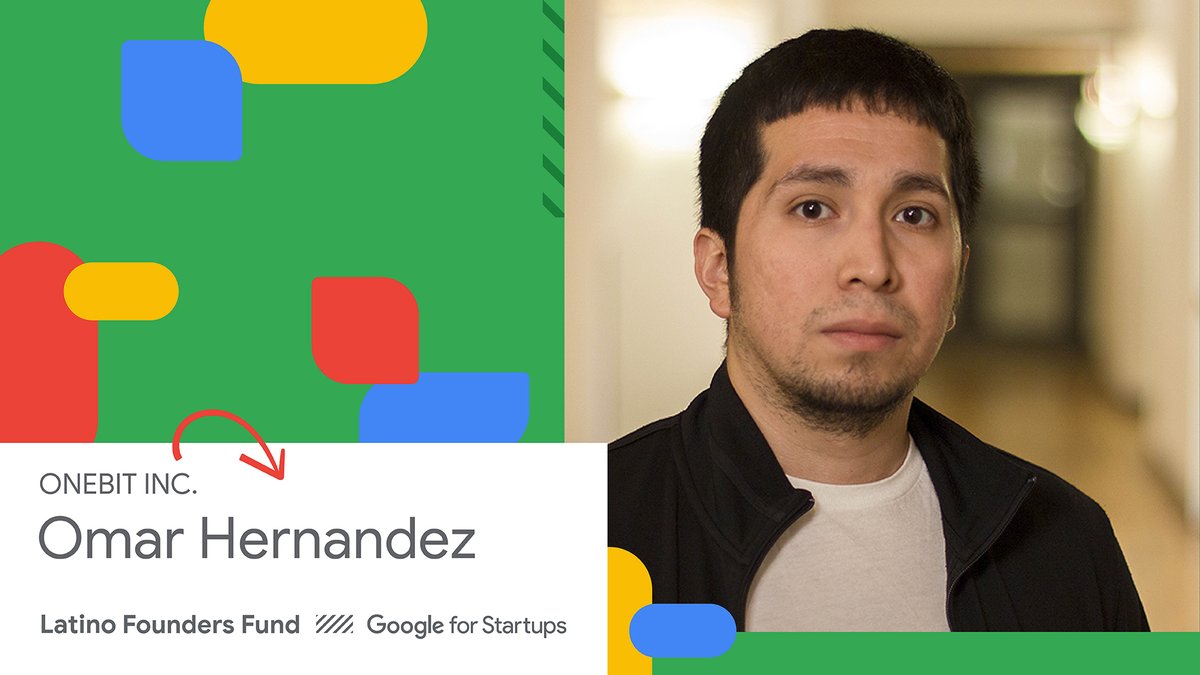 ONEBIT_INC's tweet photo. We’re thrilled to join a community of incredible Latinx-led startups as on of the first 50  recipients of the @GoogleStartups Latino Founders Fund! Learn about what it means to #FundLatinoFounders and get a glimpse of what’s to come here: https://t.co/vBUH5MI6LJ https://t.co/WkzhoexNOg