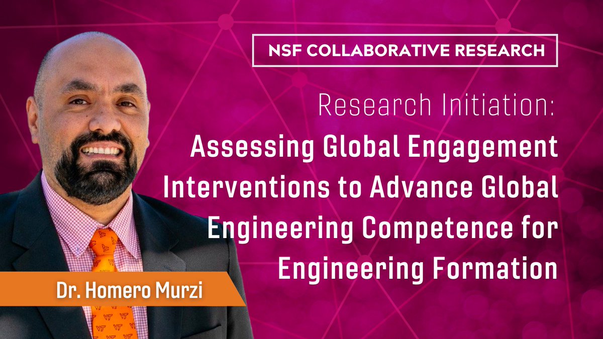 In partnership w/ <a href="/UDaytonEngineer/">UD Engineering</a>, <a href="/hmurzi/">Homero Murzi</a> will mentor faculty members in #engineering to become #EngEd researchers, to learn how global interventions impact the formation of a global learner mindset. He'll work w/ Scott Schneider (PI), Eric Janz, Erick Vasquez &amp; Corinne Mowrey.