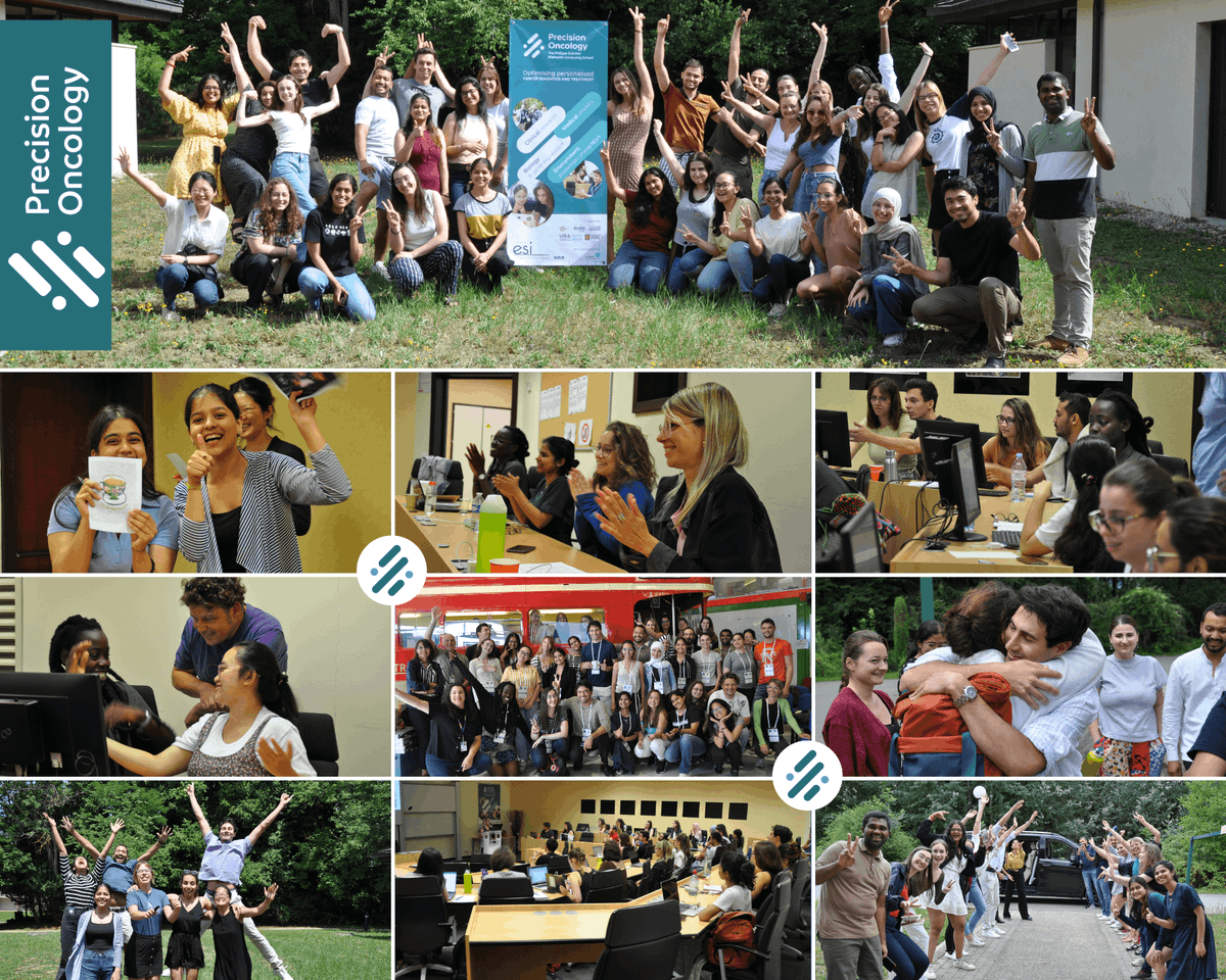 ESIArchamps's tweet photo. After more than 2 years of organizing our schools remotely because of the COVID pandemic, welcoming speakers and students during our #PrecisionOncology #summerschool was a great opportunity for the ESI team to renew with the joys of face-to-face knowledge sharing! https://t.co/5HQ7ZlkHlv