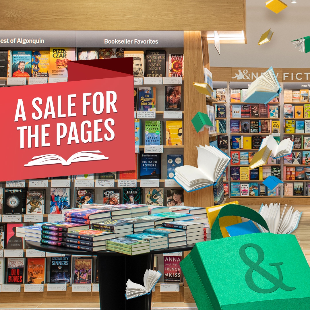 In a world ... Filled with books .. Comes a store ... with A SALE FOR THE PAGES! Find out all about it, here: barnesandnoble.com/b/a-sale-for-t… #buyonegetone #TBR #doitforyou