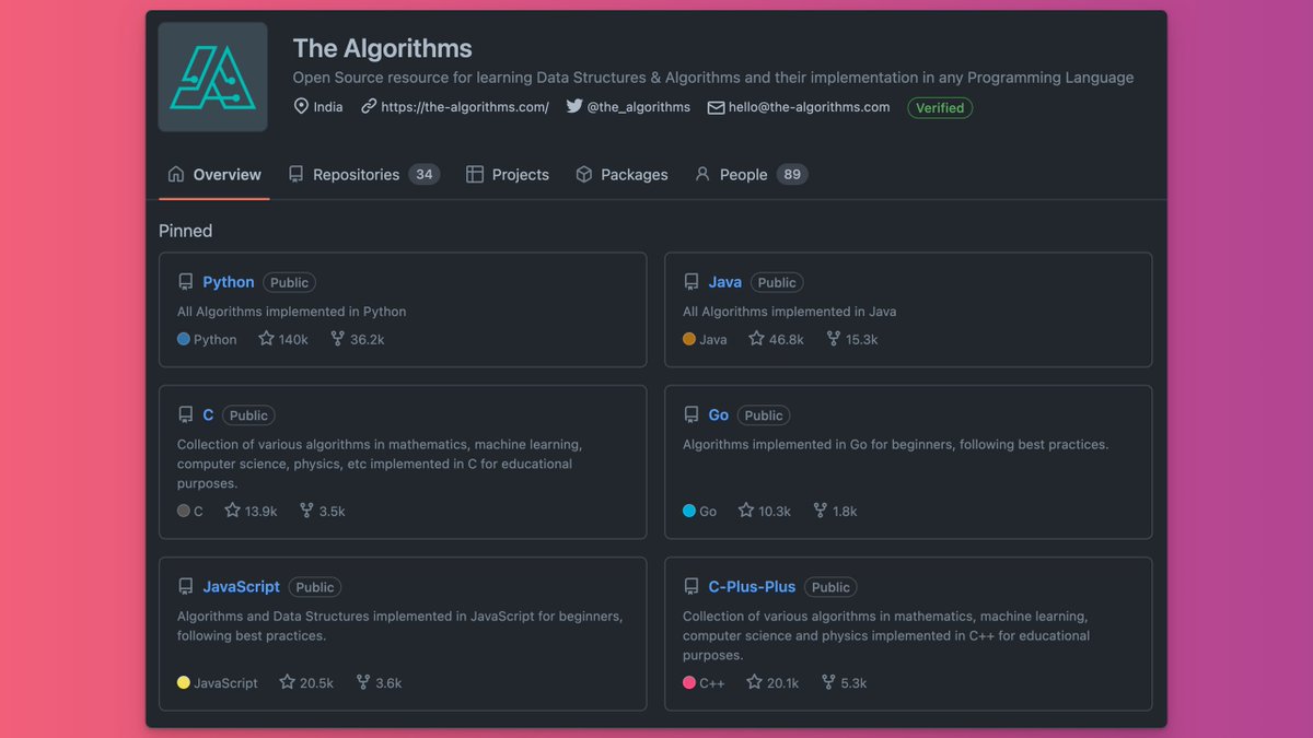 midudev's tweet image. 🧮 The Algorithms

Recursos de código abierto para aprender estructuras de datos y algoritmos.
Con sus implementaciones, en CUALQUIER lenguaje de programación.

github.com/TheAlgorithms

[6/8]