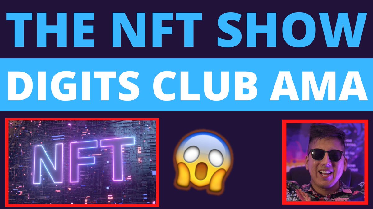 DigitsClub's tweet photo. Missed the latest Alpha Drop session from Digits Club? In this video, you can join the Digits Club as they discuss the hottest new projects in the NFT world right now with @HaveYouMetMachi!
https://t.co/Y4VrG32Car
#DigitsClub #NFT https://t.co/3mXHEDVQQ7