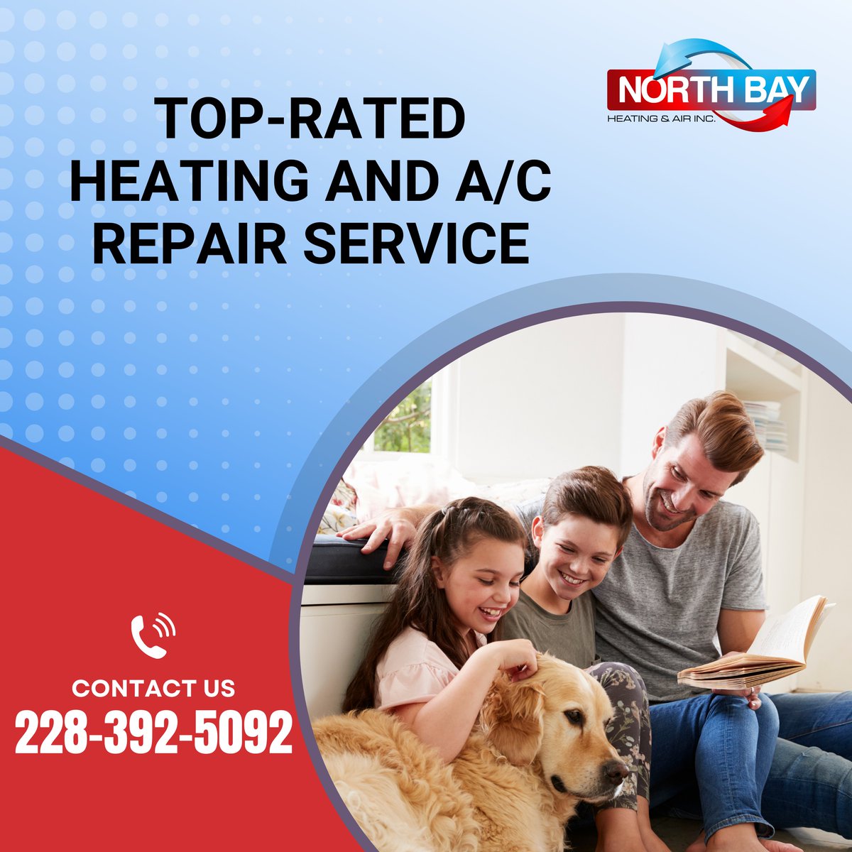 All year round, our full-service HVAC solutions will ensure that you and your family are as comfortable as possible. Get in touch with us today to set up an appointment! #NorthBay #Mississippi #MS #hvaccompany #hvacservices