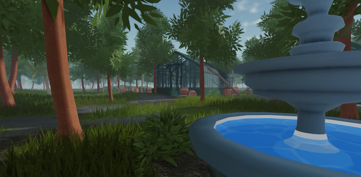 UniucornStudio's tweet photo. Abandoned by one, inhabited by another... The Overgrown Greenhouse Area is completed!  🦊🌱

#roblox #robloxdev #gamedev https://t.co/oOccjrwPrn