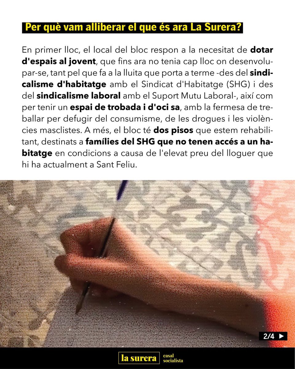 La Surera Casal Socialista tweet media