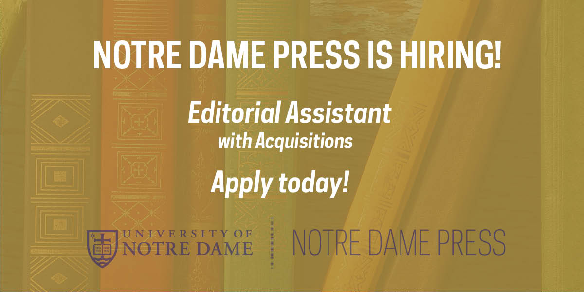 Interested in acquisitions experience in the publishing field? Apply for ND Press’ acquisitions editorial assistant position! This is a full-time, benefits-eligible, two-year limited term position. Don’t forget to take up this offer, and apply by July 11! ow.ly/USpR50JJVJT