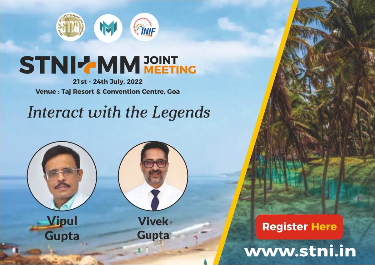 Introducing the Faculty for STNI + MM Joint Meeting, 2022.

#STNI #STNIMM2022 #neurology #neuroradiology #interventionalneuroradiology #neurosurgery #radiology #interventionalneurology #interventionalradiology #inr #meeting
