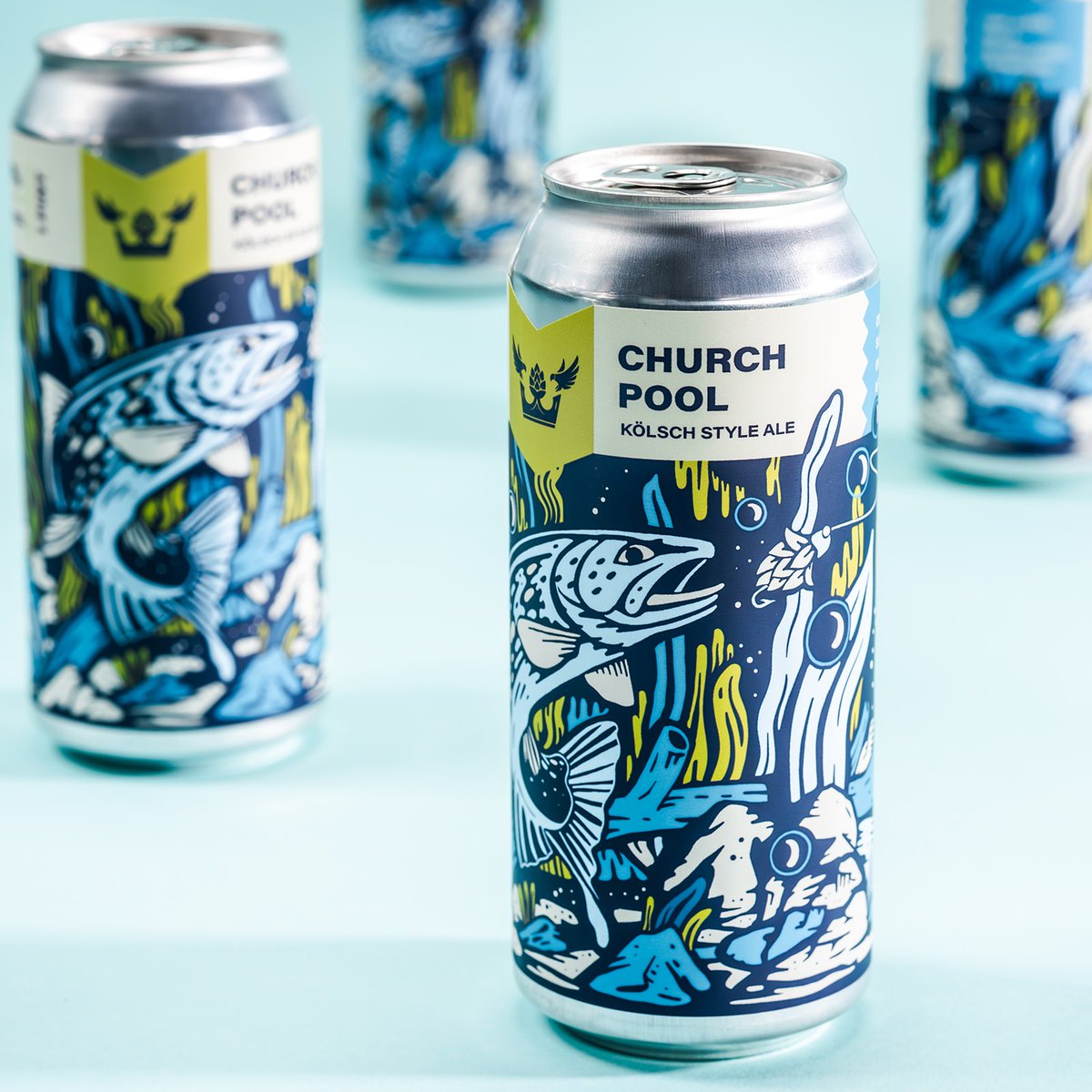 The Church Pool is described as an easy, fishable section of the Farmington, perfect for beginners &amp; experienced anglers &amp; everyone else. Our Church Pool, Kölsch is described as easy, drinkable &amp; perfect for beginners &amp; beer geeks &amp; everyone in between.