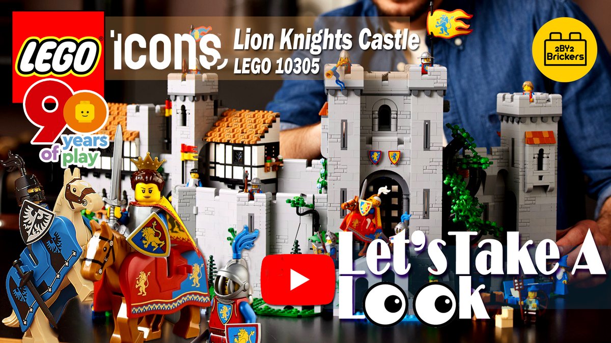 <a href="/2by2brickers/">2by2brickers</a> latest #video #Review LEGO ICONS Lion Knights Castle 10305 Let’s take a look youtu.be/jwdIvav_Sz4 via <a href="/YouTube/">YouTube</a> <a href="/YouTubeCreators/">YouTube Creators</a> <a href="/LEGO_Group/">LEGO</a> <a href="/Gamer123Lego/">GamerLego_123</a> <a href="/CedricDiong/">Lego Gamer 123</a> <a href="/missbricksoffun/">MISS BRICKS</a> <a href="/oimotoika/">コイちゃん</a> <a href="/harvey_lego/">HarveyLegoWorld</a> #lego90years #legoicons #lego10305