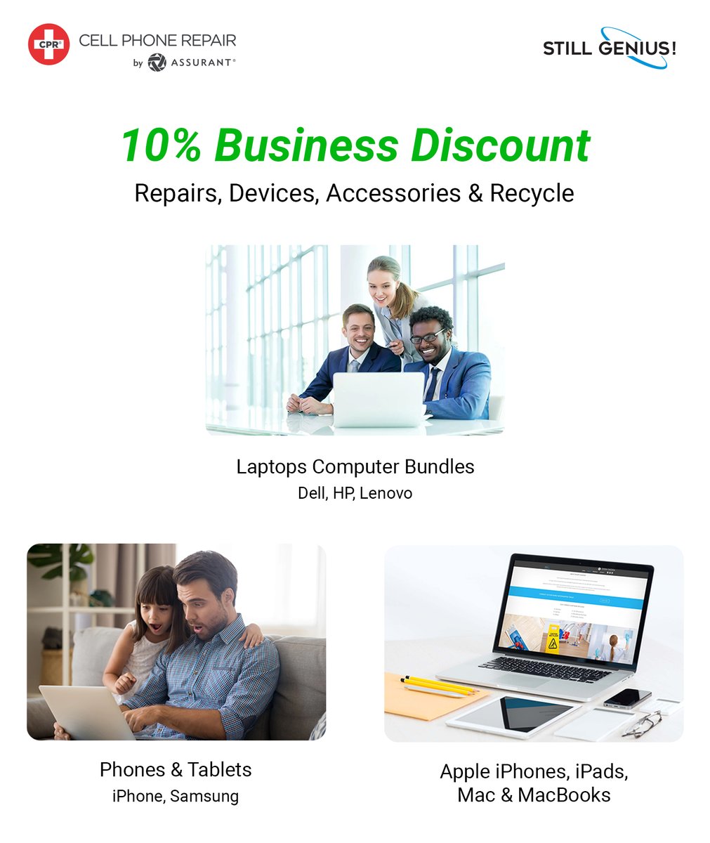 Geniuscellfie's tweet photo. Register your business with GeniusCPR and receive a 10% business discounts. #GeniusCPR #Androidrepair #iphonerepairs #samsungrepairservices #computerrepairs #laptoprepairs https://t.co/lkKOeGDvbK