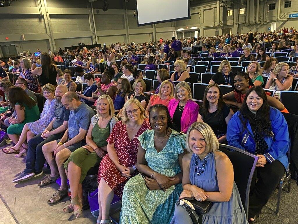 HBushelman's tweet photo. Celebrating the 2022 state school counselors of the year this morning!! Humbled and blessed to be a part of this group!! #ASCA22 #SCOY2022 @ASCAtweets @KentuckySCA https://t.co/c6H31WxzYa