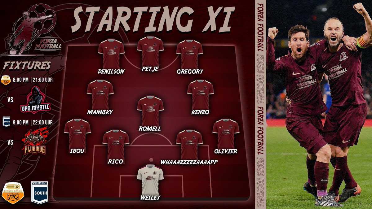 vpg forza football (@forzafootbal) on Twitter photo Today we finally start the competition again
Hopefully with the 3points πͺ
These are the 11 that gonna do it π―πͺ
<a href="/VPG_Nederland/">VPG Nederland</a>
<a href="/VPGEurope/">Virtual Pro Gaming | Europe</a> Today we finally start the competition again
Hopefully with the 3points πͺ
These are the 11 that gonna do it π―πͺ
<a href="/VPG_Nederland/">VPG Nederland</a>
<a href="/VPGEurope/">Virtual Pro Gaming | Europe</a>