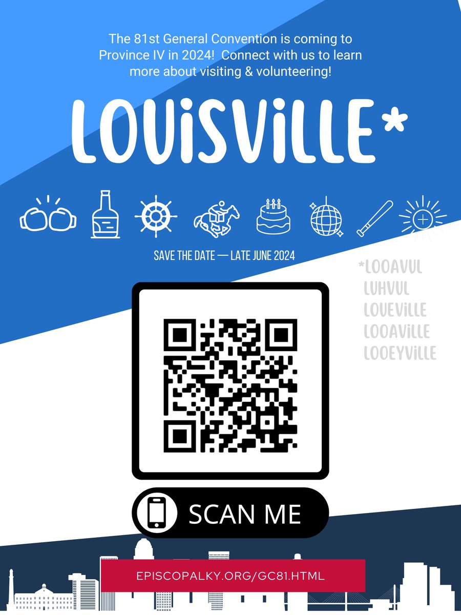 You can’t spell LOUISVILLE without LOVE! Y’all come! 
episcopalky.org/GC81.html
#GC81
#GC80
