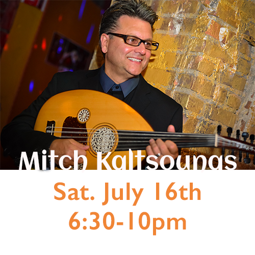 margoWeb's tweet image. What&apos;s Cookin: Music, New Menu items -  July 16 listen to the Arabic songs by Mitch Kaltsounas on his oud - call for reservations - try our new eggplant fries - a foodie delite mailchi.mp/043595063236/k…