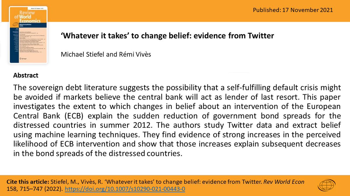 Review of World Economics (@rowe_wa) on Twitter photo New paper published in Review of World Economics Volume 158, Issue 3 by <a href="/michael_stiefel/">Michael Stiefel</a> and <a href="/remi_vives/">Rémi Vivès</a>, <a href="/UZH_en/">University of Zurich</a>, <a href="/GlendonCampus/">Glendon Campus YorkU</a>, @yorkuniversity, <a href="/Springernomics/">Springernomics</a>, <a href="/kielinstitute/">Kiel Institute (IfW Kiel)</a> New paper published in Review of World Economics Volume 158, Issue 3 by <a href="/michael_stiefel/">Michael Stiefel</a> and <a href="/remi_vives/">Rémi Vivès</a>, <a href="/UZH_en/">University of Zurich</a>, <a href="/GlendonCampus/">Glendon Campus YorkU</a>, @yorkuniversity, <a href="/Springernomics/">Springernomics</a>, <a href="/kielinstitute/">Kiel Institute (IfW Kiel)</a>
