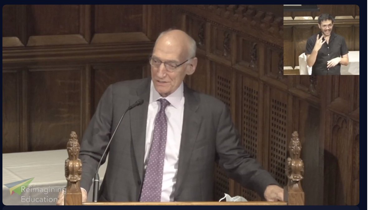 ReimagineEdTC's tweet image. And we&apos;re off! Kicking the week of with an important message from Teachers College President @TomBaileyTC 👏🏾

#RESI2022 #ReimagineEdTC