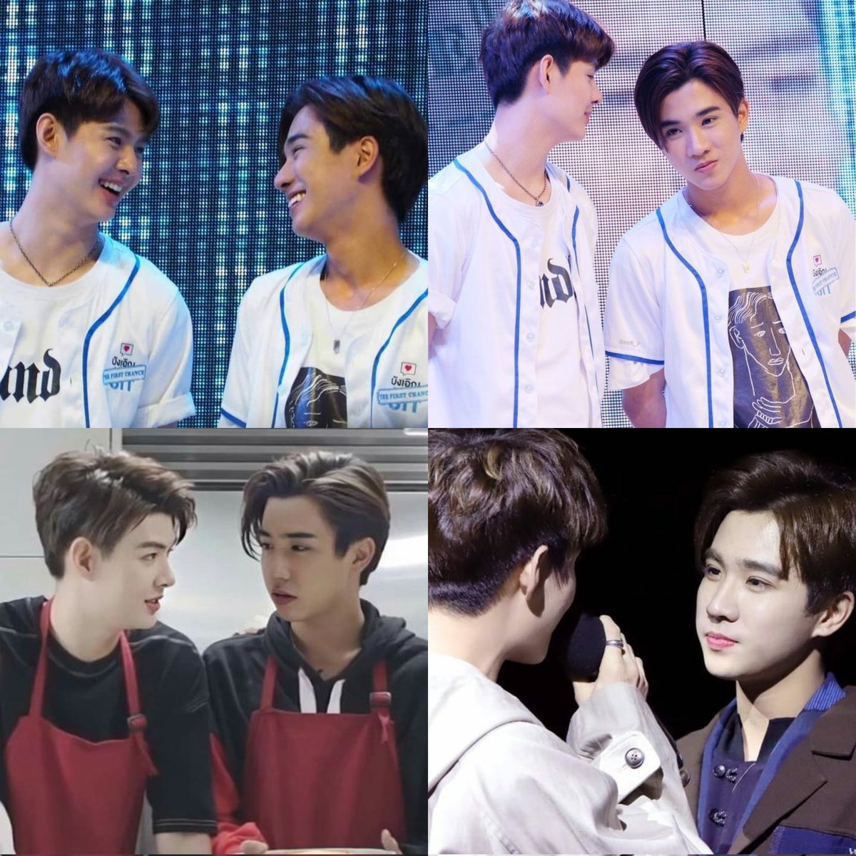 Perthsaint looking at each other .
#เราที่นานมาแล้ว