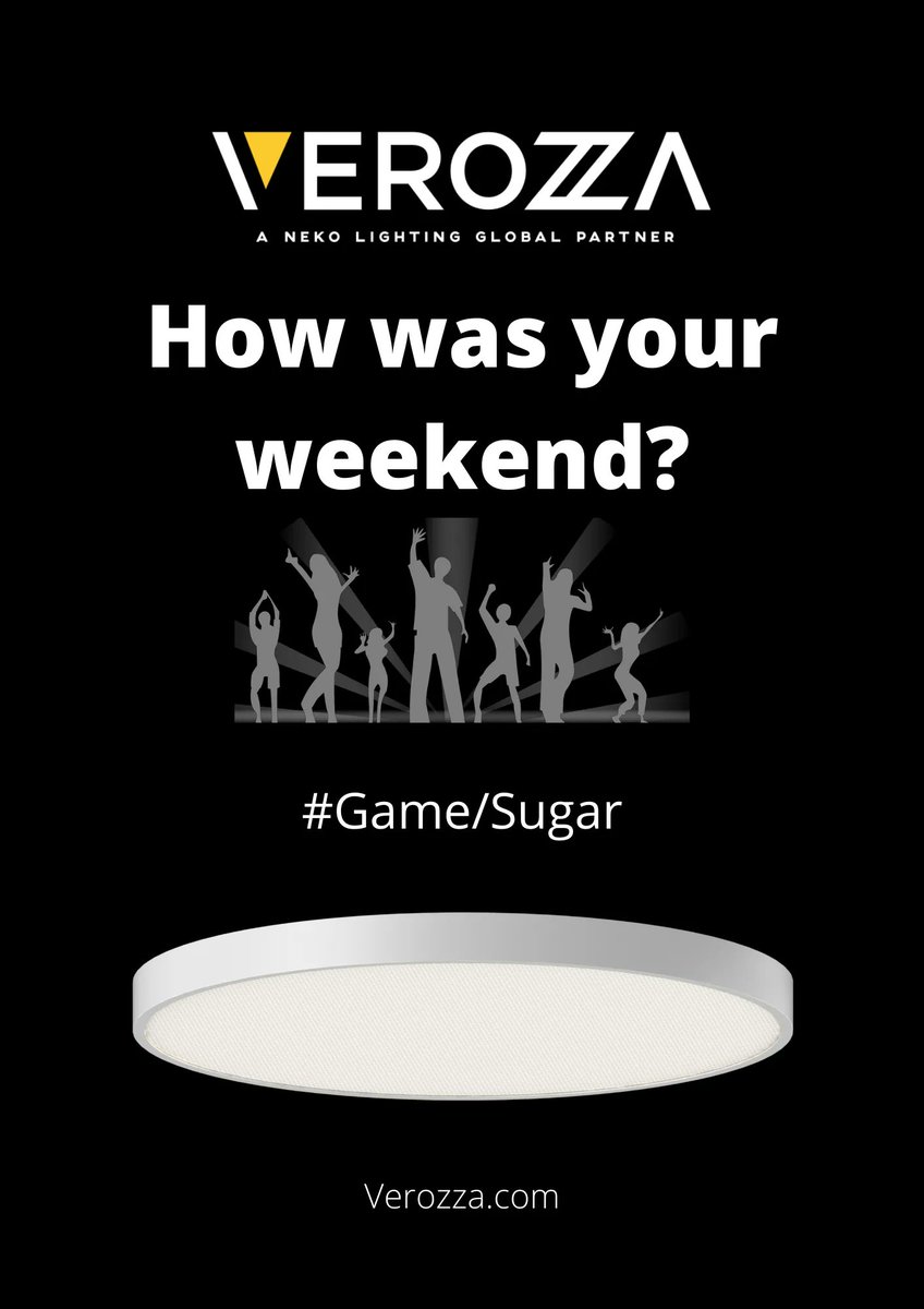 Specify the Game or Sugar collection to spice up your lighting design. See more here: buff.ly/3ah71dX

#TrustInVerozza #UGR<19 #LowGlare #LightingDesign