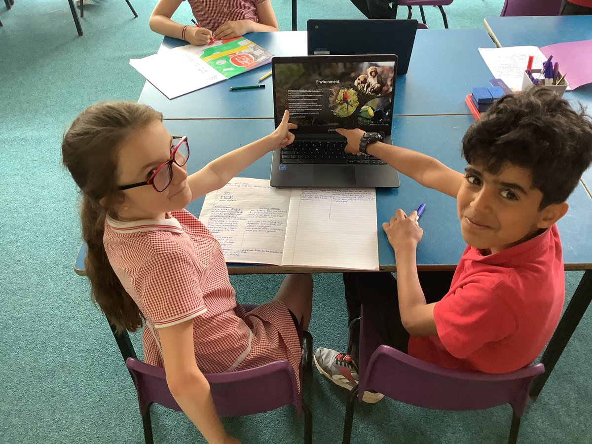Llan_Prim_Sch's tweet photo. 4C have been working collaboratively to create presentations based on the benefits of becoming a paper free school. The children have expressed their views and will be presenting these to Mrs.Knuckey this week! https://t.co/OABNjVZ2o8