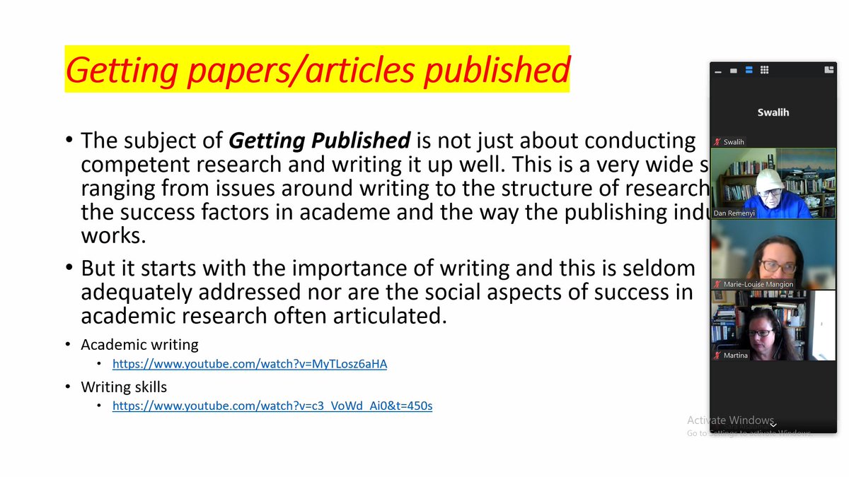 acpi_tweets's tweet image. Snippets from the fifth and last session of the Academic Author's Clinic led by Prof @DanRemenyi on 11 July 2022.  For more details on the event : ow.ly/ISFs50JSQfB 
#publishing #academicpaper #research