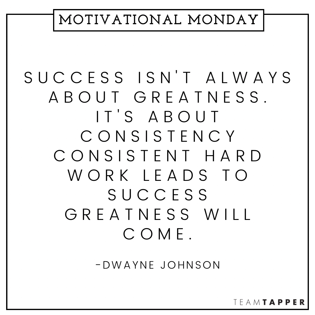 Team Tapper Realtors (@teamtapper) on Twitter photo M O T I V A T I O N A L 💪 M O N D A Y
<a href="/TheRock/">Dwayne Johnson</a> with some solid advice on this sunny Monday morning.
.
.
.
#dwaynejohnson #motivation #TheRock #MotivationMonday #MondayMotivation #MondayMorning #mondaythoughts #consistencyiskey #realestate #realtor #realestateteam M O T I V A T I O N A L 💪 M O N D A Y
<a href="/TheRock/">Dwayne Johnson</a> with some solid advice on this sunny Monday morning.
.
.
.
#dwaynejohnson #motivation #TheRock #MotivationMonday #MondayMotivation #MondayMorning #mondaythoughts #consistencyiskey #realestate #realtor #realestateteam