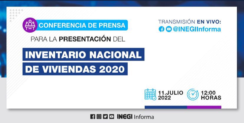 EdgarVielmaEVO's tweet photo. 🔔🔔 Sigue la conferencia de prensa del #InventarioNacionalDeViviendas 🏡🏠🏘🏙 hoy  a las 12:00 hrs. 🕛 🔔🔔

Presentado a través de una herramienta que te permitirá tomar mejores decisiones. Vas comprar casa o rentar? Consúltalo!

https://t.co/qhK3IGHsi3
https://t.co/t5BCkASaXe https://t.co/fUQIOSFokf