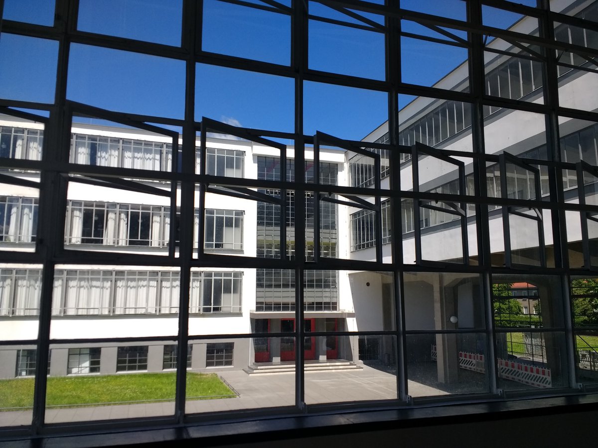JenAnneHarvey1's tweet photo. Accidentally found myself in Dessau. Feeling somewhat overawed. #Bauhaus https://t.co/ZQZUSYjr8C