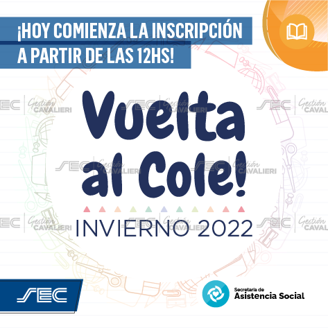 ¡HOY COMIENZA LA INSCRIPCIÓN DE #VueltaAlCole! 

A partir de hoy a las 12 hs vas a poder generar la solicitud para acceder al kit de útiles 

Solicitá el beneficio ingresando en beneficios.sec.org.ar/VueltaAlCole con tu usuario SEC o bien, desde la app “SoySEC” 

#SoyComercio #SoySEC