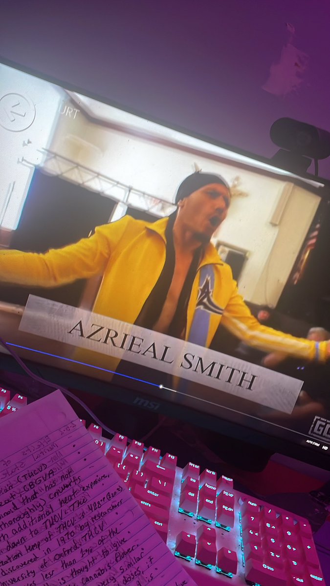 dewey_cane's tweet photo. Rewatching #GCWCourt and look who it is MR @AzRi3aL SMITH https://t.co/7QZVjJyZPx