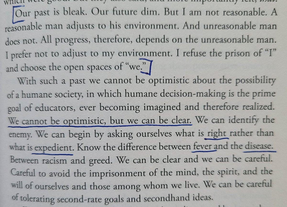 Toni Morrison: "We cannot be optimistic, but we can be clear"