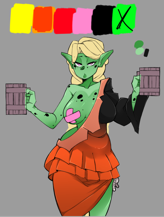HokuIllust's tweet photo. just tried out somethin new, OC not mine but it was on commented so #Goblin #Non_NSFW #Random_Art https://t.co/EVJtVX5yJ0