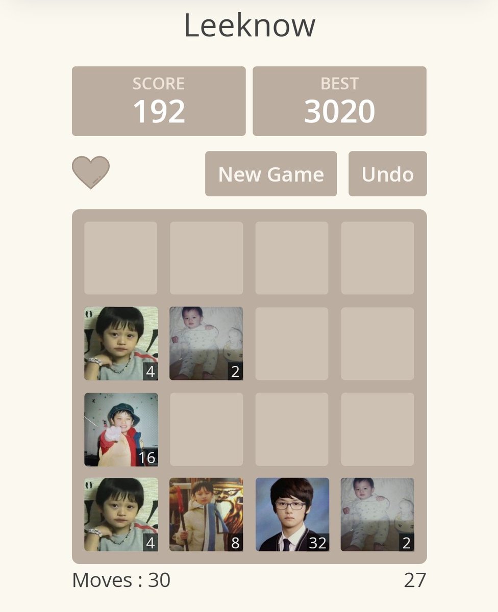 jireuminho's tweet photo. watch lee know grow as you play 2048 game!

#LeeKnow #리노 #스트레이키즈
https://t.co/7F8rJh8VUN https://t.co/4CKqOBJLDS
