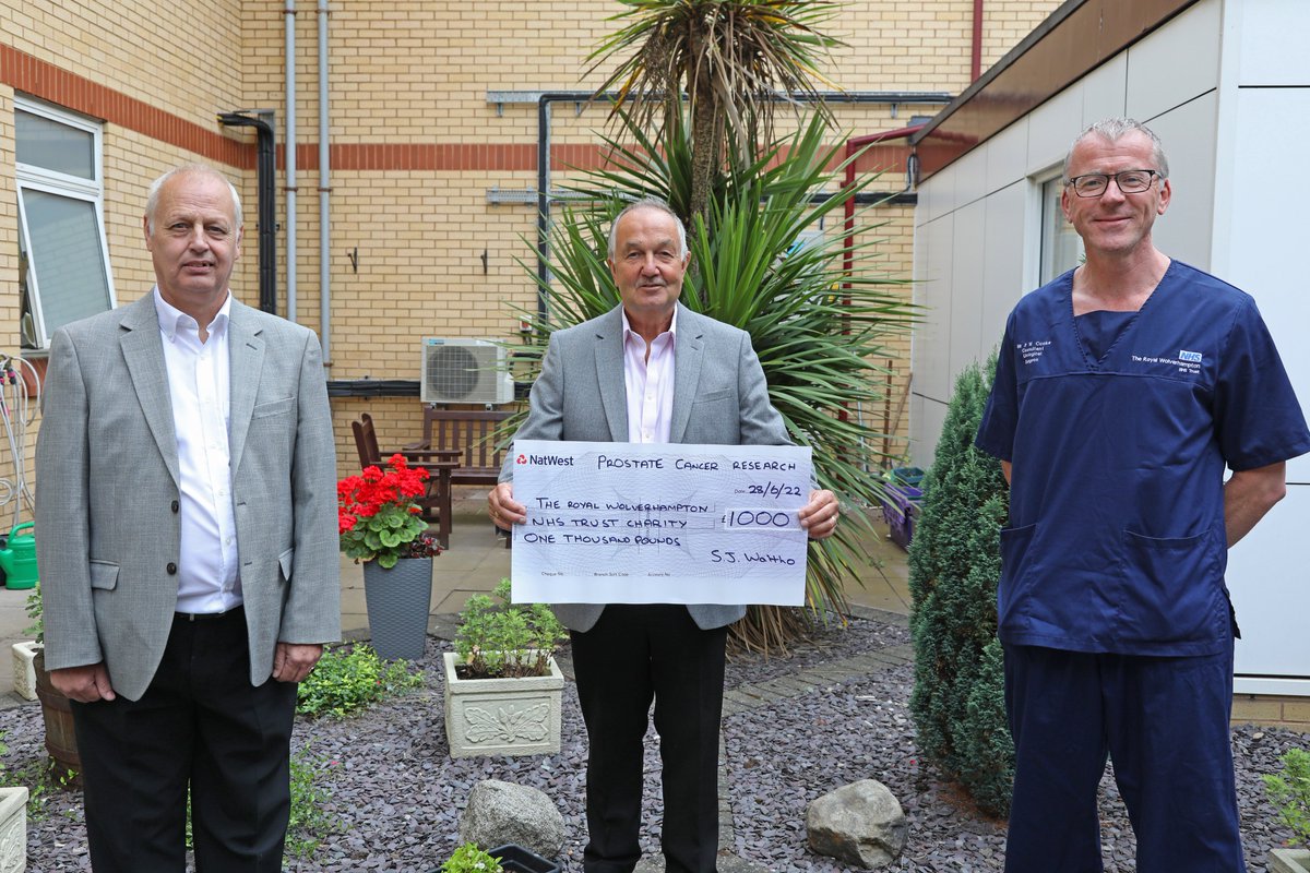 The Royal Wolverhampton NHS Trust Charity (@therwtcharity) on Twitter photo Thank you for a fantastic donation of £1000 to be used for future prostate cancer patients <a href="/RWT_NHS/">The Royal Wolverhampton NHS Trust 🏥</a> 💙 Steve climbed 20 peaks in the Lake District & the highest peak in the Preseli Hills with brother-in-law Neil to further add to the funds 👏
Read more: bit.ly/3ACzQfK Thank you for a fantastic donation of £1000 to be used for future prostate cancer patients <a href="/RWT_NHS/">The Royal Wolverhampton NHS Trust 🏥</a> 💙 Steve climbed 20 peaks in the Lake District & the highest peak in the Preseli Hills with brother-in-law Neil to further add to the funds 👏
Read more: bit.ly/3ACzQfK