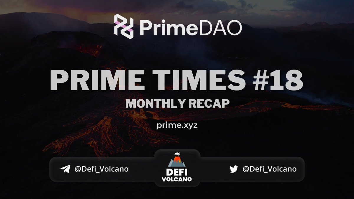 DeFi Volcano (@defi_volcano) on Twitter photo 📝<a href="/PrimeDAO_/">PrimeDAO (D2D)</a> released their Monthly Newsletter.
📌Highlights:
🔺DAO Incubation, Funding & a Token Swap deal with <a href="/CeloOrg/">Celo</a>
🔺Twitter Space with <a href="/Paladin_vote/">Paladin 🗳️</a>
🔺Proposal Inverter announce
🔺New Social Media Campaign on #ReFi & more
🔗INFO:
primedao.substack.com/p/prime-times-… 📝<a href="/PrimeDAO_/">PrimeDAO (D2D)</a> released their Monthly Newsletter.
📌Highlights:
🔺DAO Incubation, Funding & a Token Swap deal with <a href="/CeloOrg/">Celo</a>
🔺Twitter Space with <a href="/Paladin_vote/">Paladin 🗳️</a>
🔺Proposal Inverter announce
🔺New Social Media Campaign on #ReFi & more
🔗INFO:
primedao.substack.com/p/prime-times-…