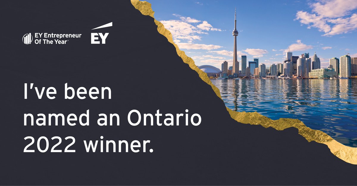 We did it! I still remember attending the <a href="/EYCanada/">EY Canada</a> Entrepreneur of the Year gala back in 2018, dreaming that one day we'd walk the stage and share the story of building our fledgling beauty brand <a href="/ShopThreeShips/">Three Ships Beauty</a>. 💙 #EOY #EntrepreneurOfTheYear