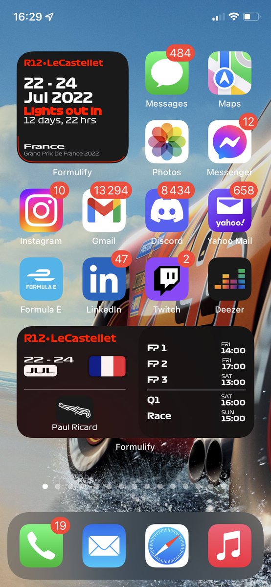Alex_Racing1's tweet photo. Quand les widgets #F1 passe en mode @GPFranceF1 👀🇫🇷 https://t.co/Yvw0BV93fk