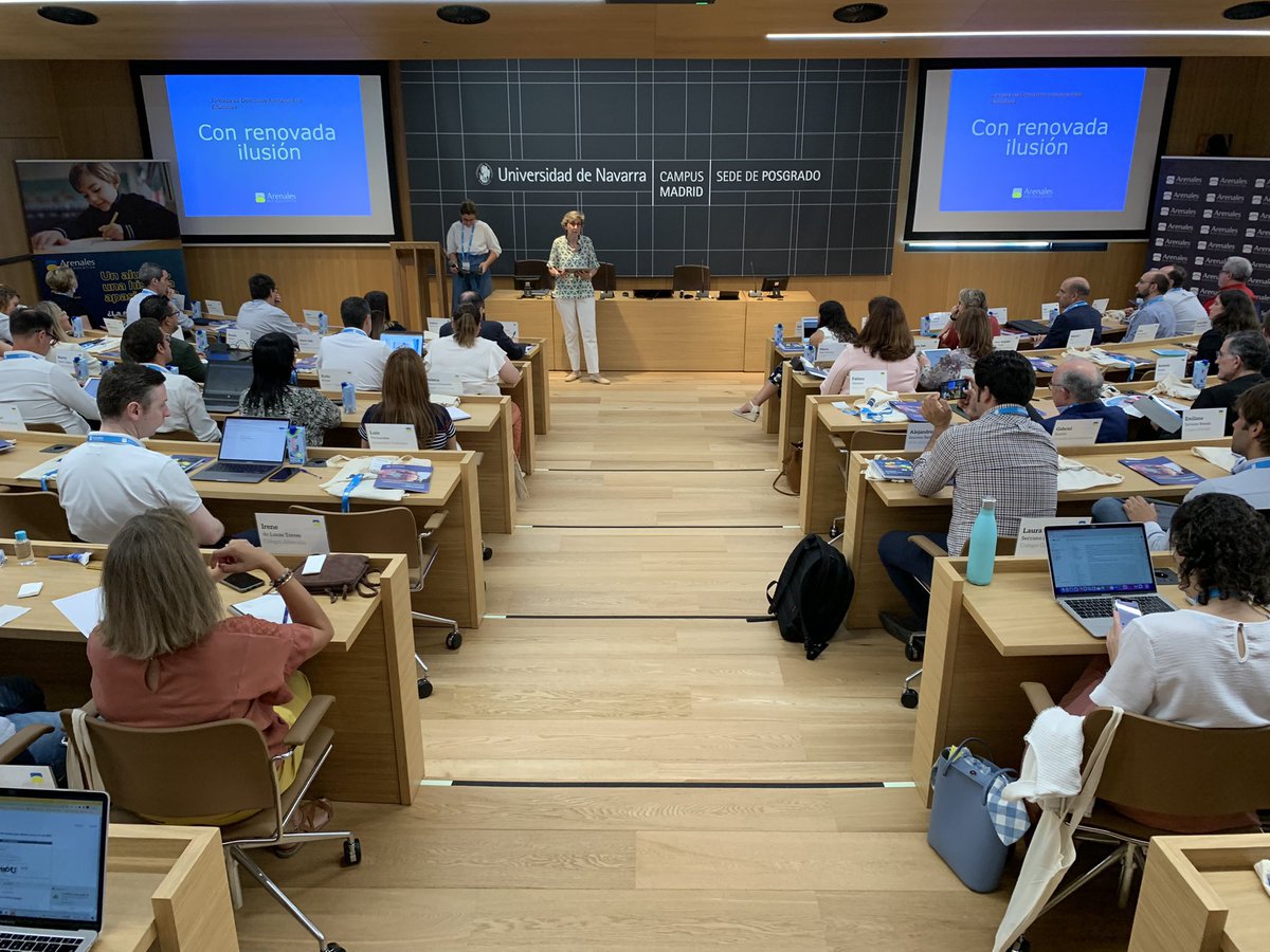 NClic's tweet photo. El Equipo Directivo de #NClic participa estos días en las Jornadas Anuales de Directivos de @RedArenales que tienen lugar en la sede de @unav en Madrid https://t.co/NZVllu6OpS