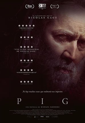 Mañana en nuestra Fiesta del Espectador de Alberto Aguilera, preestreno de “Pig” a las 20:15h en versión original con subtítulos y por solo 2,9 euros la entrada 🙌🏻🎬