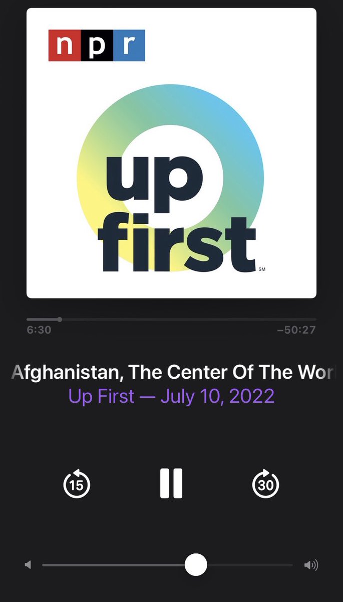 MargoDekoch's tweet photo. Fascinating podcast that explores some of the history of Afghanistan. https://t.co/phgaG8wg72