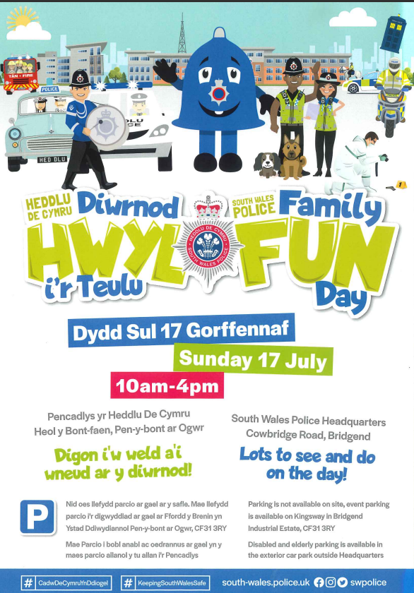 swpolice's tweet photo. Who’s coming to our family fun day this Sunday? 👀 

We’re open from 10am - 4pm with tons of attractions, activities and demonstrations taking place including: 👇 

^sb https://t.co/olX2qC42i6
