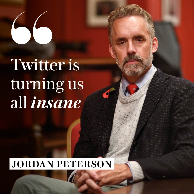 Telegraph's tweet photo. ✍️ 'This is the psychological equivalent of the tragedy of the commons; the psychological equivalent to pollution of the air we all breathe'

Read @jordanbpeterson's exclusive essay for The Telegraph ⬇️
https://t.co/nWUT5HglMf