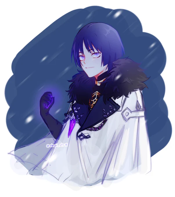 Scara in fatui uniform (coat lol) art for coping purposes Man i wanna see them all in uniform#scaramouche #fatui #Genshinlmpact 