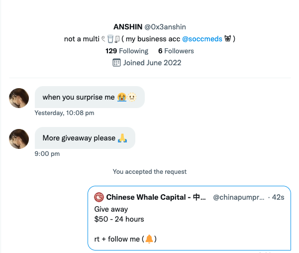 chinapumprocket's tweet photo. He asked me more giveaway. and now we have pool $50 https://t.co/mc03yWr4tE